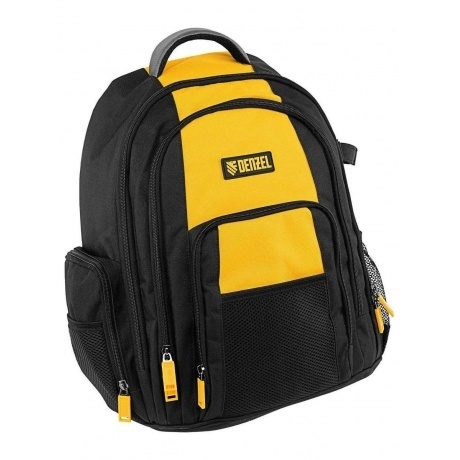 

Рюкзак для инструмента, 365х190х430 мм, 3 отделения, 26 карманов Denzel