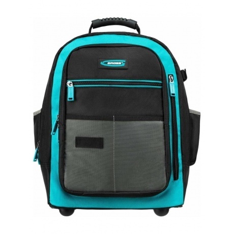 Рюкзак для инструмента, 440х350х250мм, выдвижная рукоятка, колеса Gross - фото 2