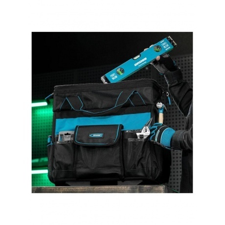 Сумка для инструмента, 460х240х340мм, выдвижная рукоятка, колеса Gross - фото 15