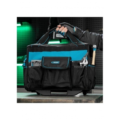 Сумка для инструмента, 460х240х340мм, выдвижная рукоятка, колеса Gross - фото 16