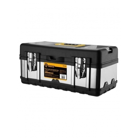 Ящик для инструментов пластиковый с металлическими вставками Dek...