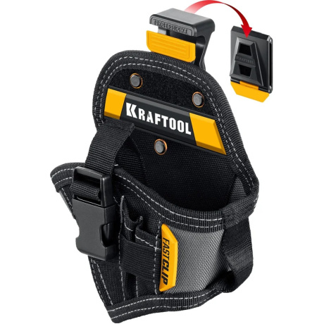 Кобура для шуруповерта с быстросъёмным креплением FastClip Kraftool KH-5C 38770, компактная