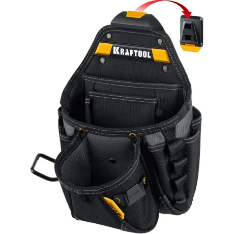 Поясная сумка с быстросъёмным креплением FastClip Kraftool KP-27...