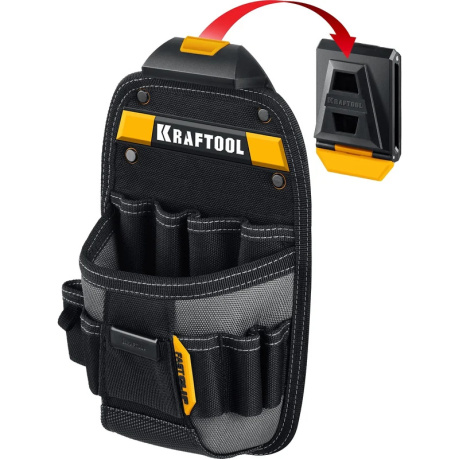 Поясная сумка с быстросъёмным креплением FastClip Kraftool KP-11 38777, 170 ? 360 мм