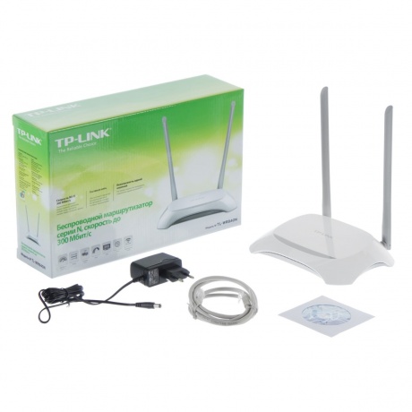 Wi-Fi роутер TP-LINK TL-WR840N белый - фото 4