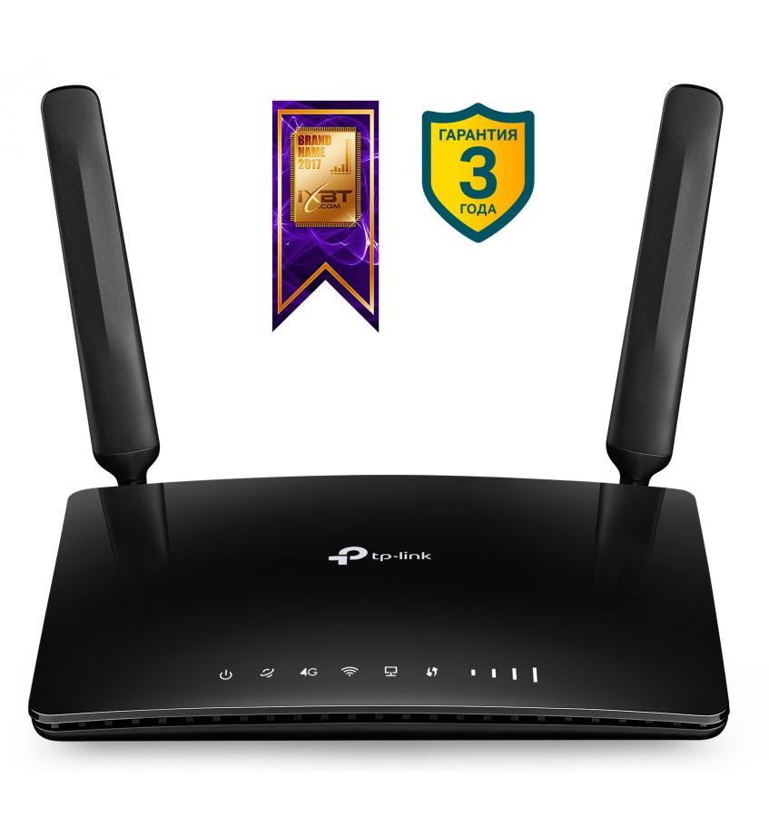 Wi-Fi роутер TP-Link Archer MR200 черный wi fi роутер маршрутизатор tp link tl wr840n белый