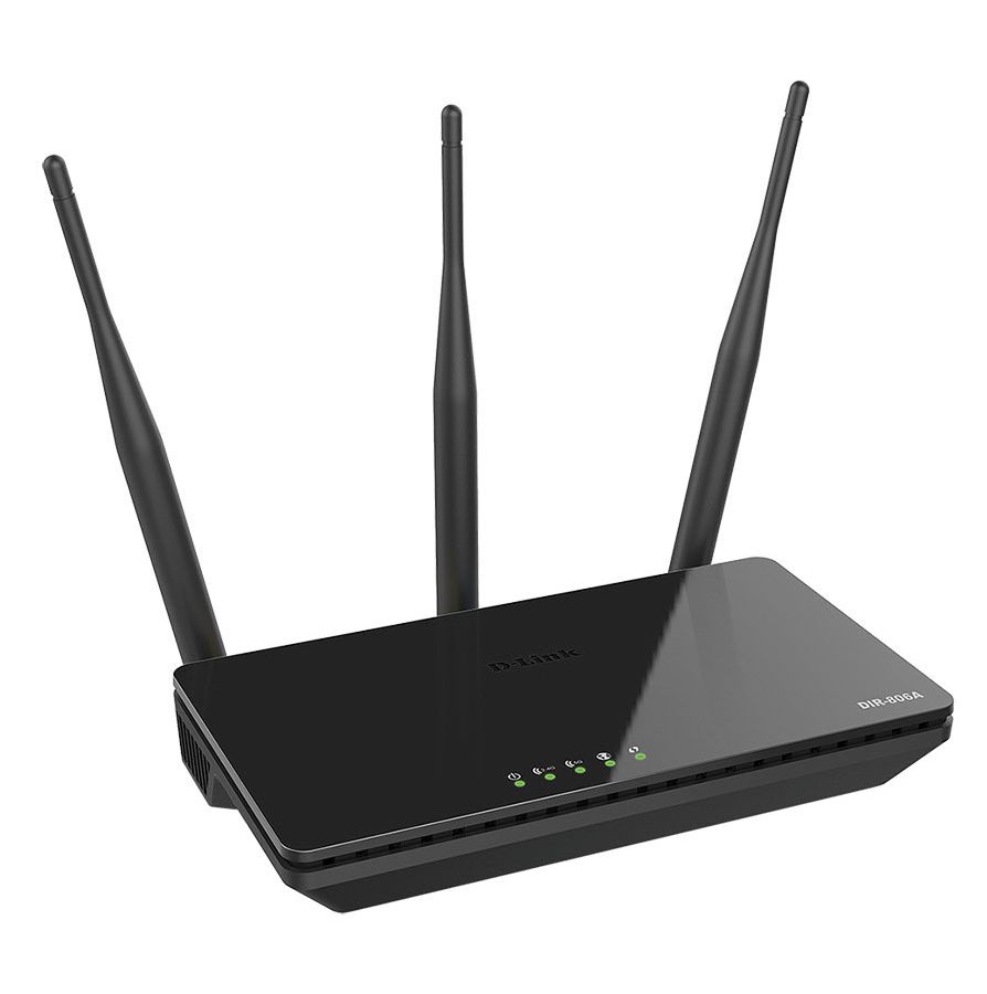 Wi-Fi роутер D-Link DIR-806A/RU/B1A черный роутер d link dir 615s ru b1a