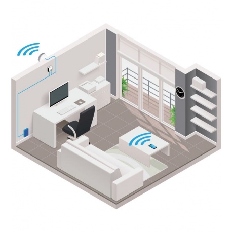 Wi-Fi роутер MikroTik wAP2nD (RBmAP2nD) - фото 2