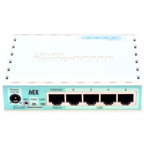 Маршрутизатор MikroTik hEX RB750Gr3 белый - фото 5