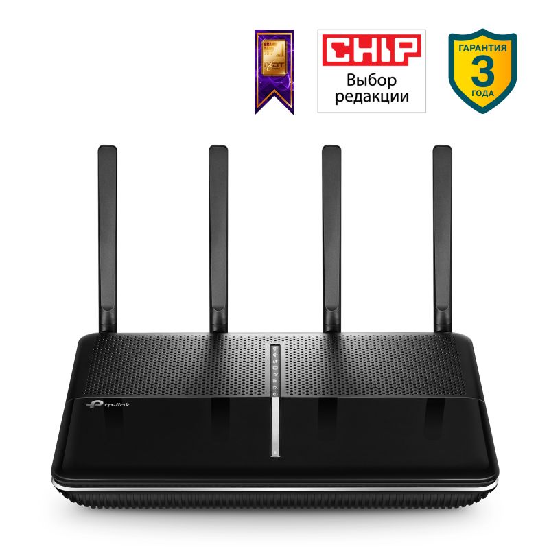 Wi-Fi роутер TP-Link Archer C3150 AC3150 черный - фото 1