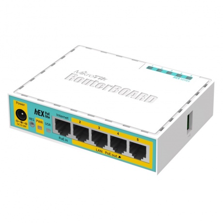 Маршрутизатор MikroTik RB750UPr2 белый - фото 4