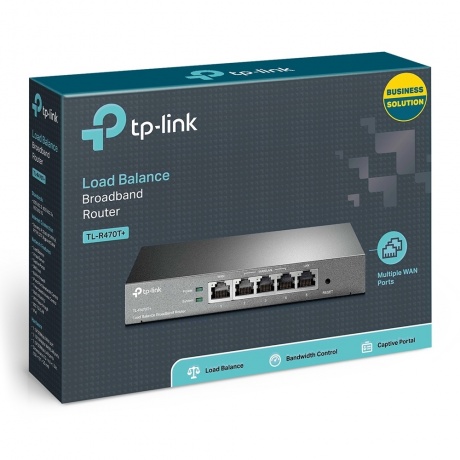 Маршрутизатор TP-Link TL-R470T+ черный - фото 4