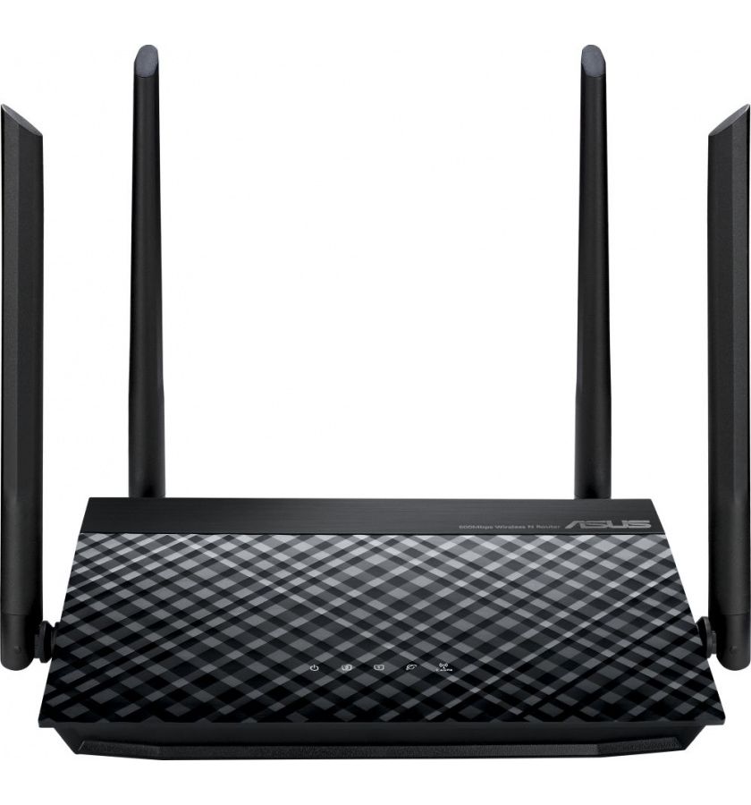 Wi-Fi роутер Asus RT-N19 N600 10/100BASE-TX черный
