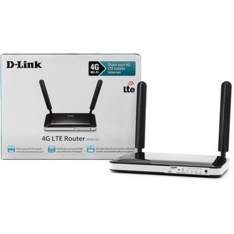 Wi-Fi роутер D-Link DWR-921/E3G* черный - фото 4