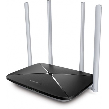 Wi-Fi роутер Mercusys AC12 черный - фото 4