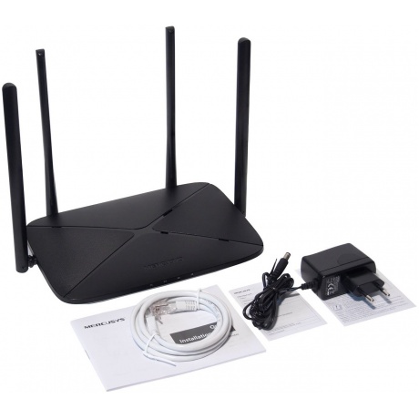 Wi-Fi роутер Mercusys AC12G черный - фото 5