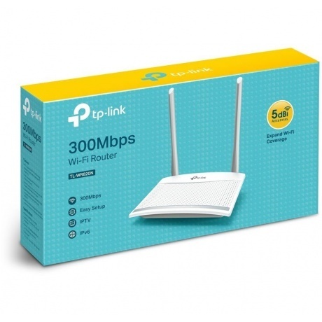 Wi-Fi роутер TP-Link TL-WR820N белый - фото 3