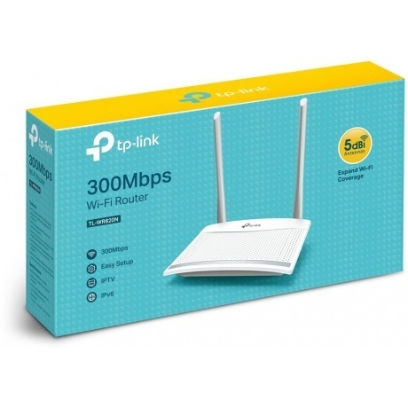 Wi-Fi роутер TP-Link TL-WR820N белый - фото 4