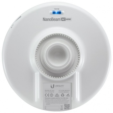 Wi-Fi роутер Ubiquiti NanoBeam 5AC Gen2 - фото 2