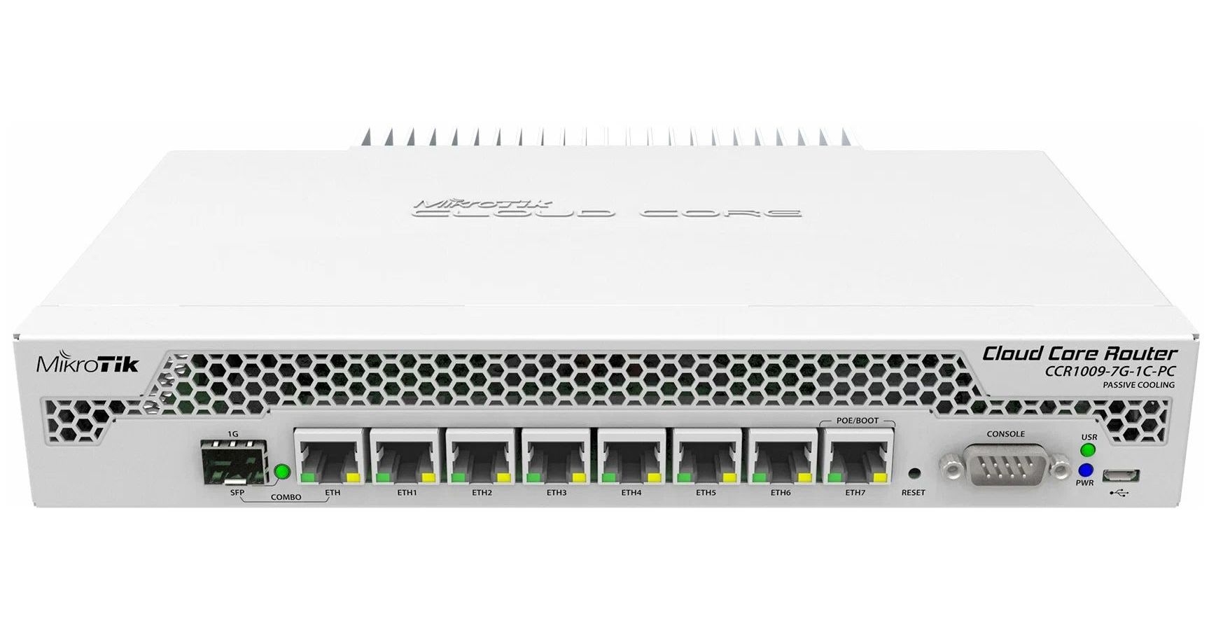 Маршрутизатор MikroTik CCR1009-7G-1C-PC маршрутизатор mikrotik cloud core router ccr1009 7g 1c 1s pc