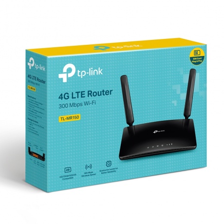 Wi-Fi-роутер TP-Link TL-MR150 черный - фото 4