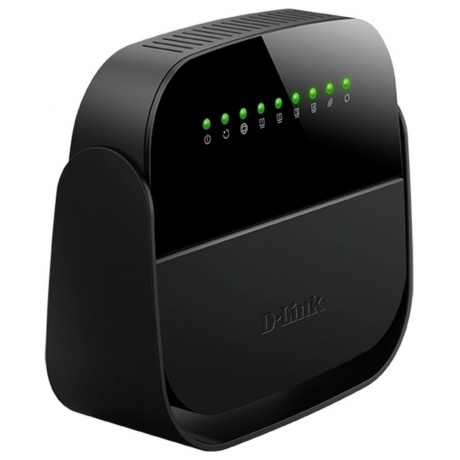 Wi-Fi роутер D-Link DSL-2640U/R1A черный - фото 2
