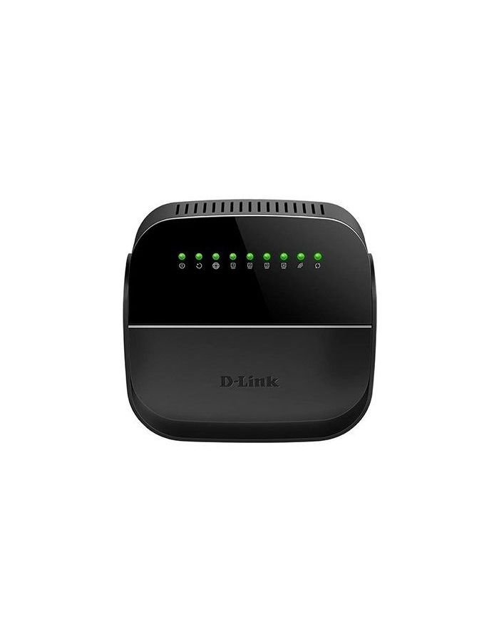 Wi-Fi роутер D-Link DSL-2640U/R1A черный роутер d link dsl 224 r1a