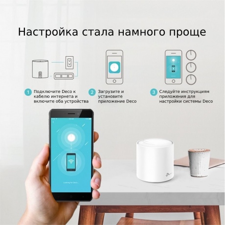 Wi-Fi система TP-Link DECO X20(2-PACK) белый - фото 4