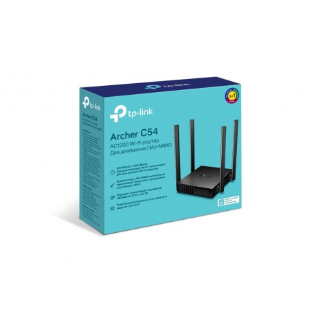 Wi-Fi роутер TP-Link Archer C54 AC1200 - фото 6