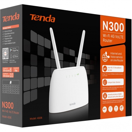 Wi-Fi роутер Tenda 4G06 - фото 5