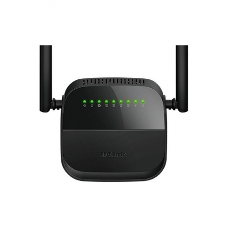 Wi-Fi роутер D-Link DSL-2750U/R1A черный - фото 2