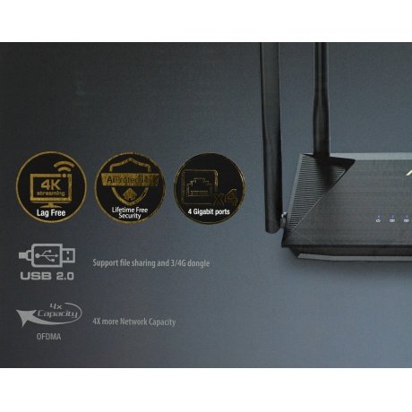 Wi-Fi роутер Asus RT-AX53U - фото 15