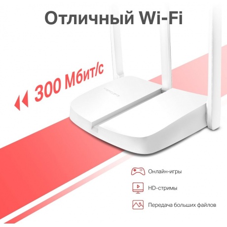 Wi-Fi роутер Mercusys MW306R - фото 8
