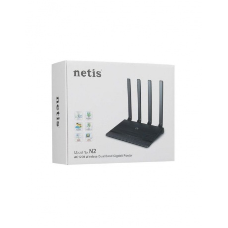 Wi-Fi роутер Netis N2 1200MBPS - фото 8