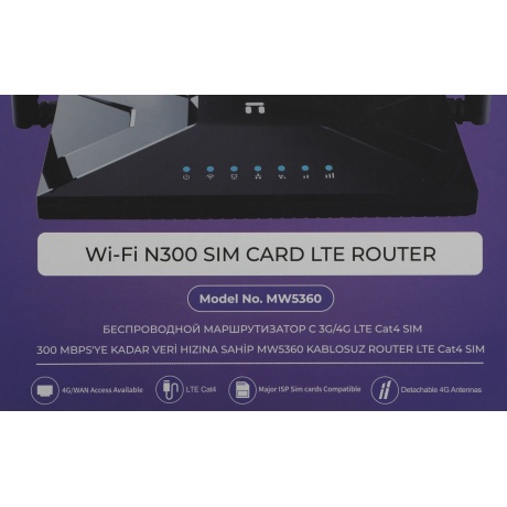 Wi-Fi роутер Netis 3G/4G 300MBPS MW5360 - фото 11