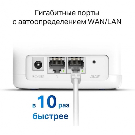 Wi-Fi роутер Mercusys Halo H30G(2-pack) - фото 13
