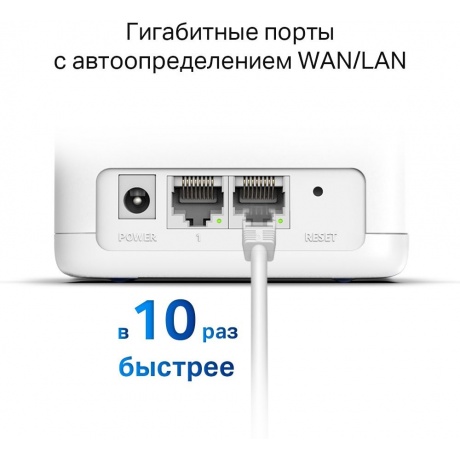 Wi-Fi роутер Mercusys Halo H30G(3-pack) - фото 8