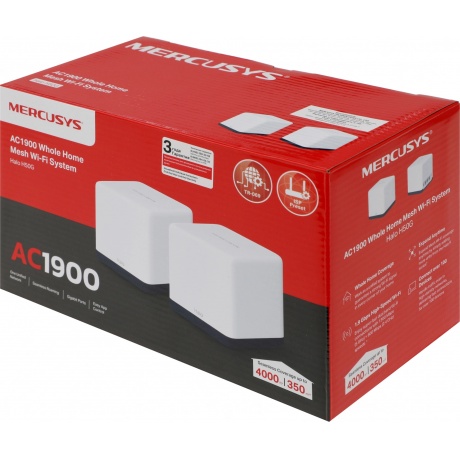 Wi-Fi роутер Mercusys Halo H50G(2-pack) - фото 14