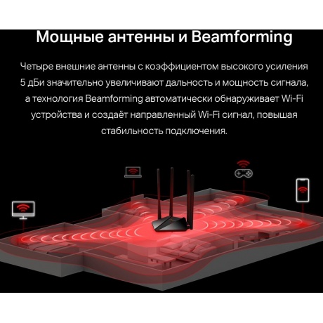 Wi-Fi роутер Mercusys MR1200G - фото 8