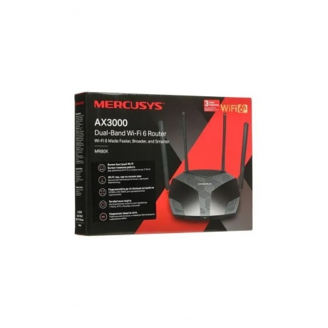 Wi-Fi роутер Mercusys MR80X AX3000 - фото 29