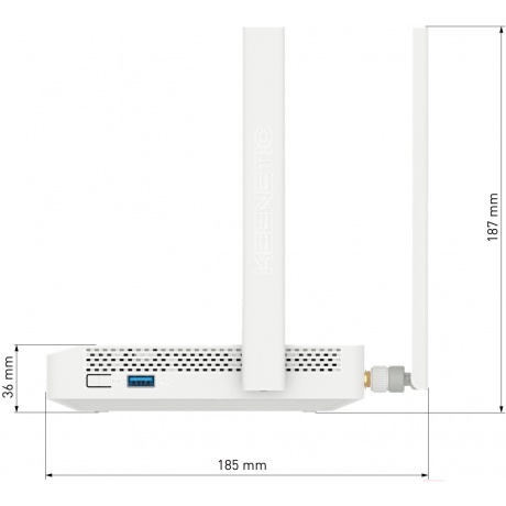 Wi-Fi роутер Keenetic Hero 4G+ (KN-2311) - фото 5