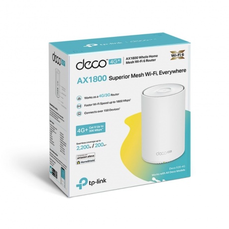 Wi-Fi система TP-Link Deco X20-4G(1-pack) AX1800 - фото 3