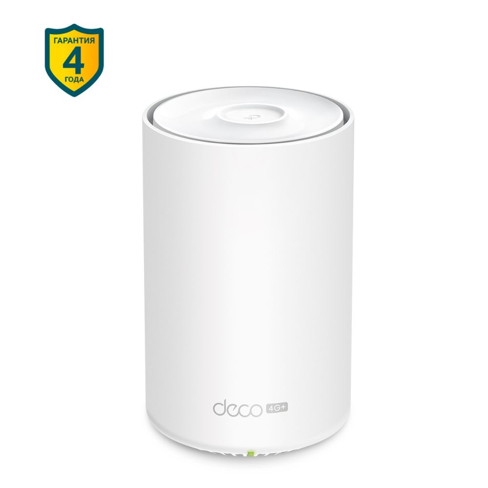 Wi-Fi система TP-Link Deco X20-4G(1-pack) AX1800 tp link deco x20 4g ax1800 whole home mesh wi fi 6 router build in 300mbps 4g lte advanced modem 3g 4g router ap mode homeshield alexa suppo