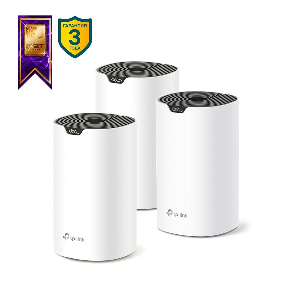 Wi-Fi система TP-Link Deco S7(3-pack) tp link deco s7 ac1900 whole home mesh wi fi system router ap mode parental controls alexa supported 3 pack