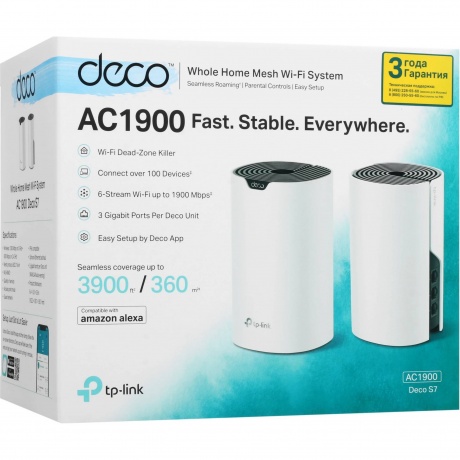 Wi-Fi система TP-Link Deco S7(2-pack) - фото 8