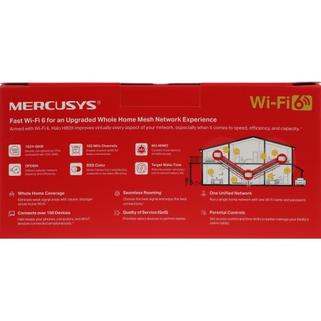 Wi-Fi система Mercusys Halo H80X(3-pack) - фото 14