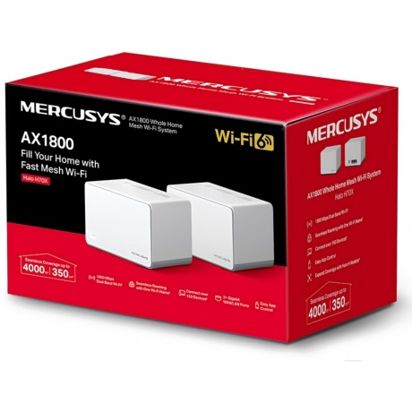 Wi-Fi система Mercusys Halo H70X(2-pack) - фото 11