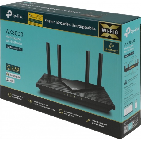Wi-Fi роутер TP-Link Archer AX55 Pro - фото 22