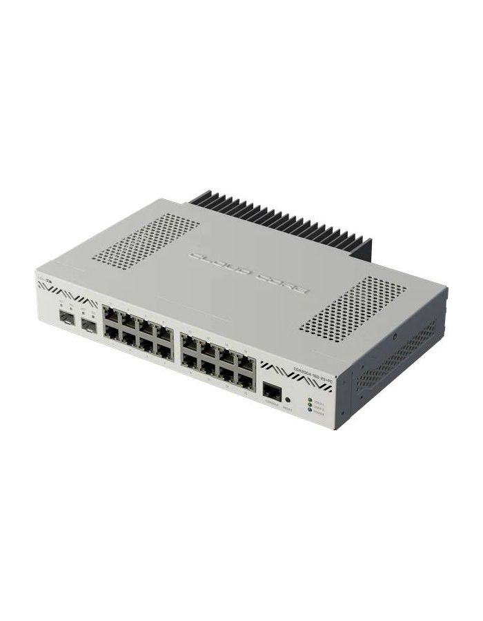 Wi-Fi Роутер MikroTik Clod Core Router CCR2004-16G-2S+PC маршрутизатор mikrotik ccr2004 16g 2s проводной гигабитный роутер c 16 ю портами rj 45 и 2 я портами sfp 10 гбит с