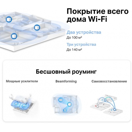 Mesh Wi-Fi система MERCUSYS AC1200 (HALO H30(2-PACK)) - фото 9